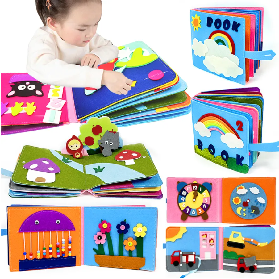 Toyvian Kids Drawing Book Cloth Book Childrens Picture Books