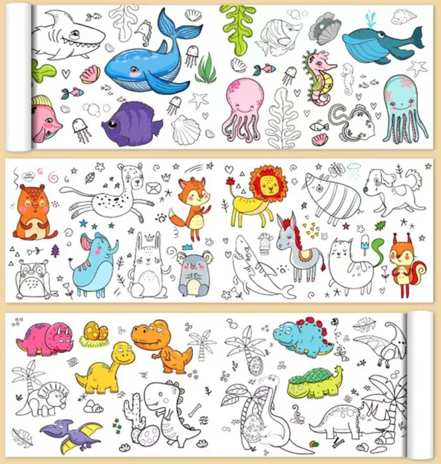 Children's Drawing Roll