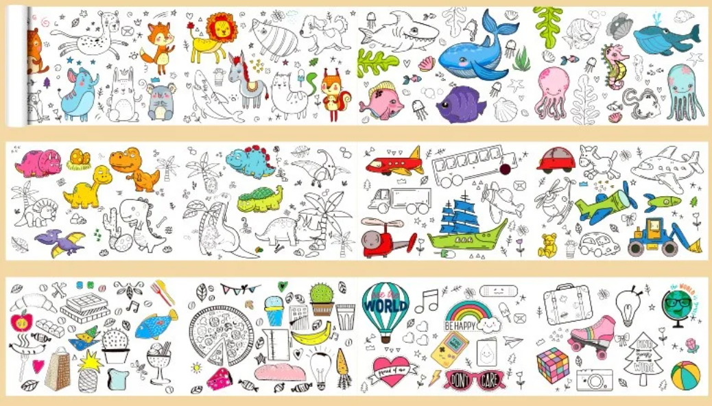 Children's Drawing Roll