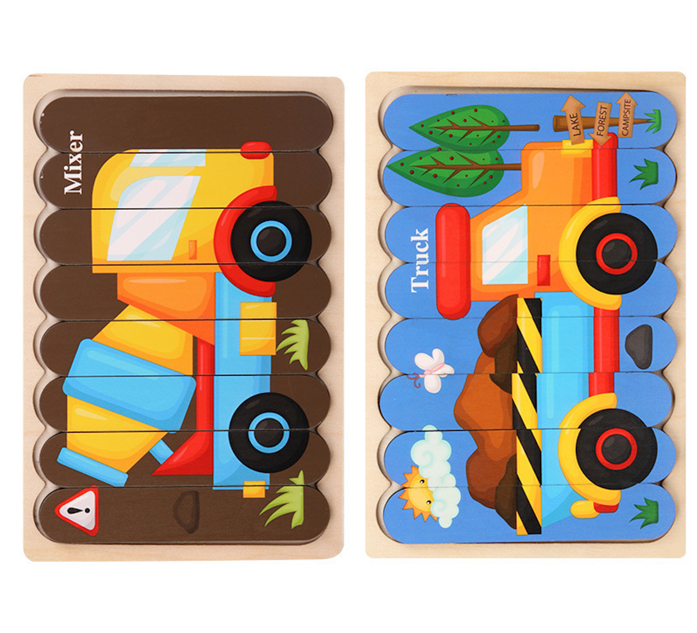 Montessori Flip Puzzle Sets