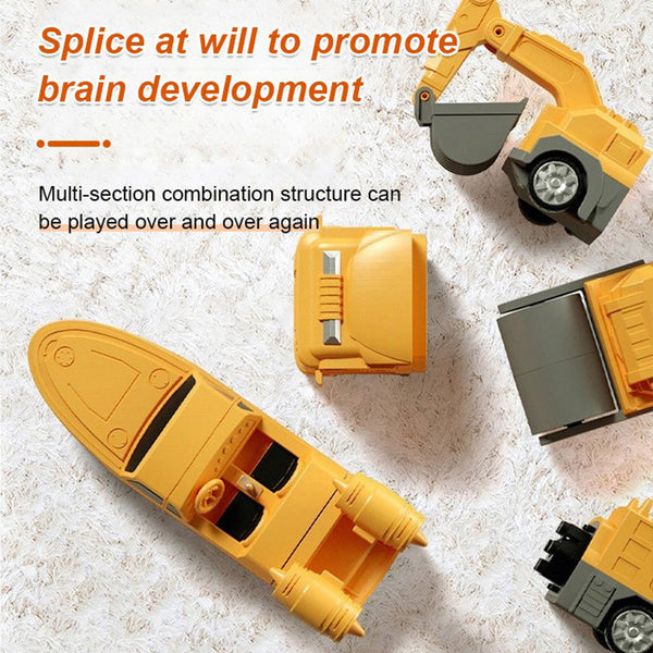 Magnetic Transform Engineering Car Toy