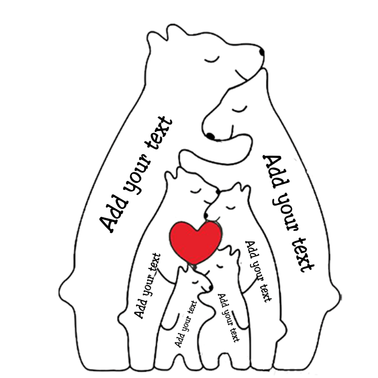 Personalized Bear Familiy