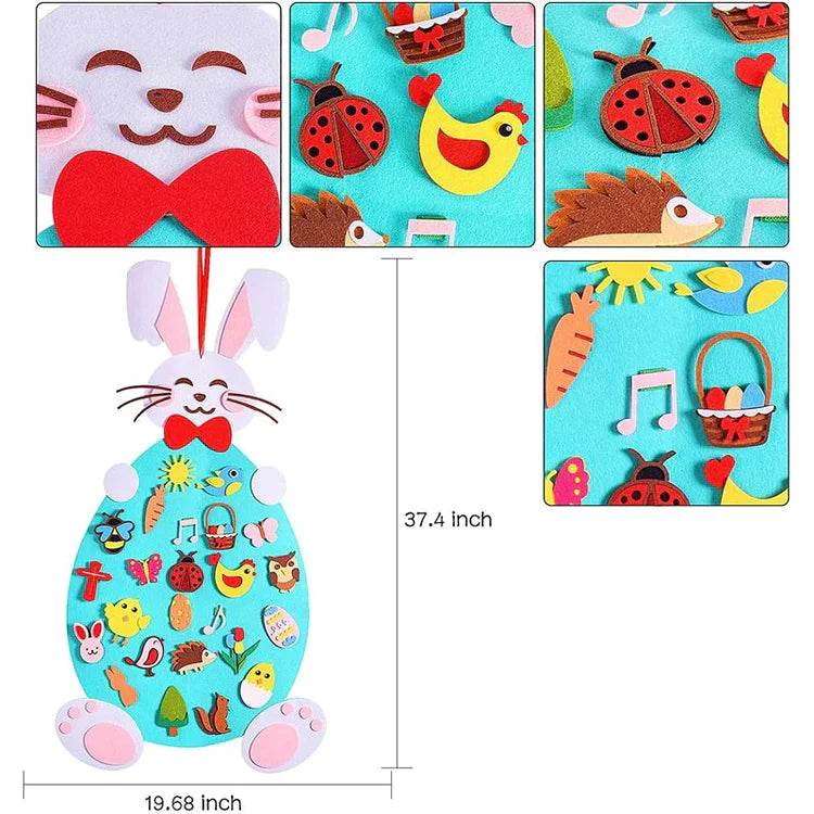 Montessori Felt Easter Bunny