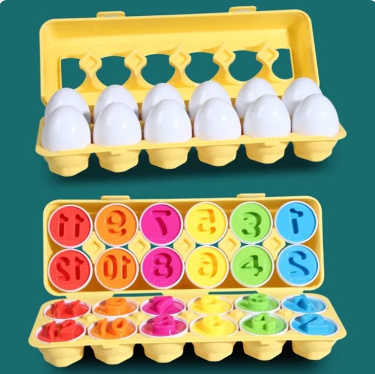 Montessori Toy - Geometric Eggs