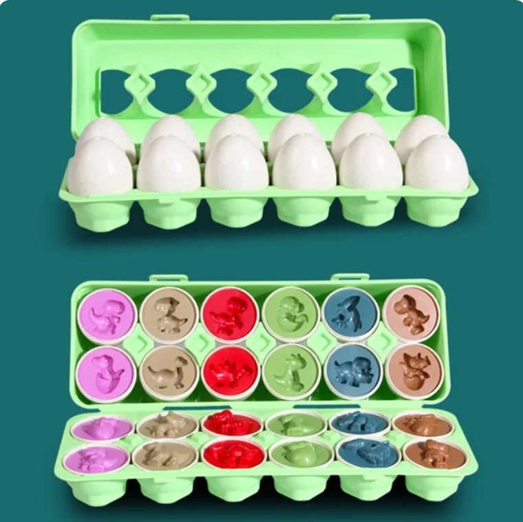 Montessori Toy - Geometric Eggs