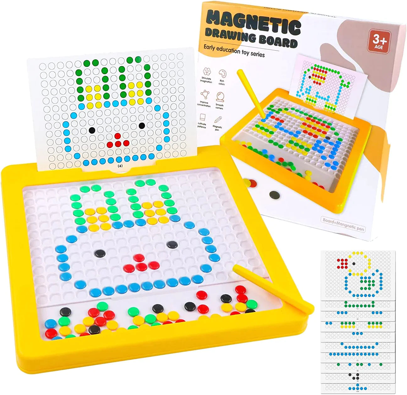 Magnetic Dots Board | Montessori Toy